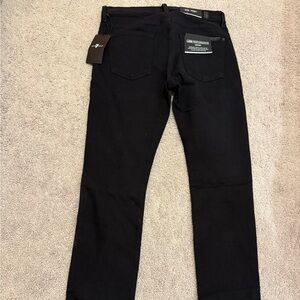 7 For All Mankind Women's Black Skinny Jeans